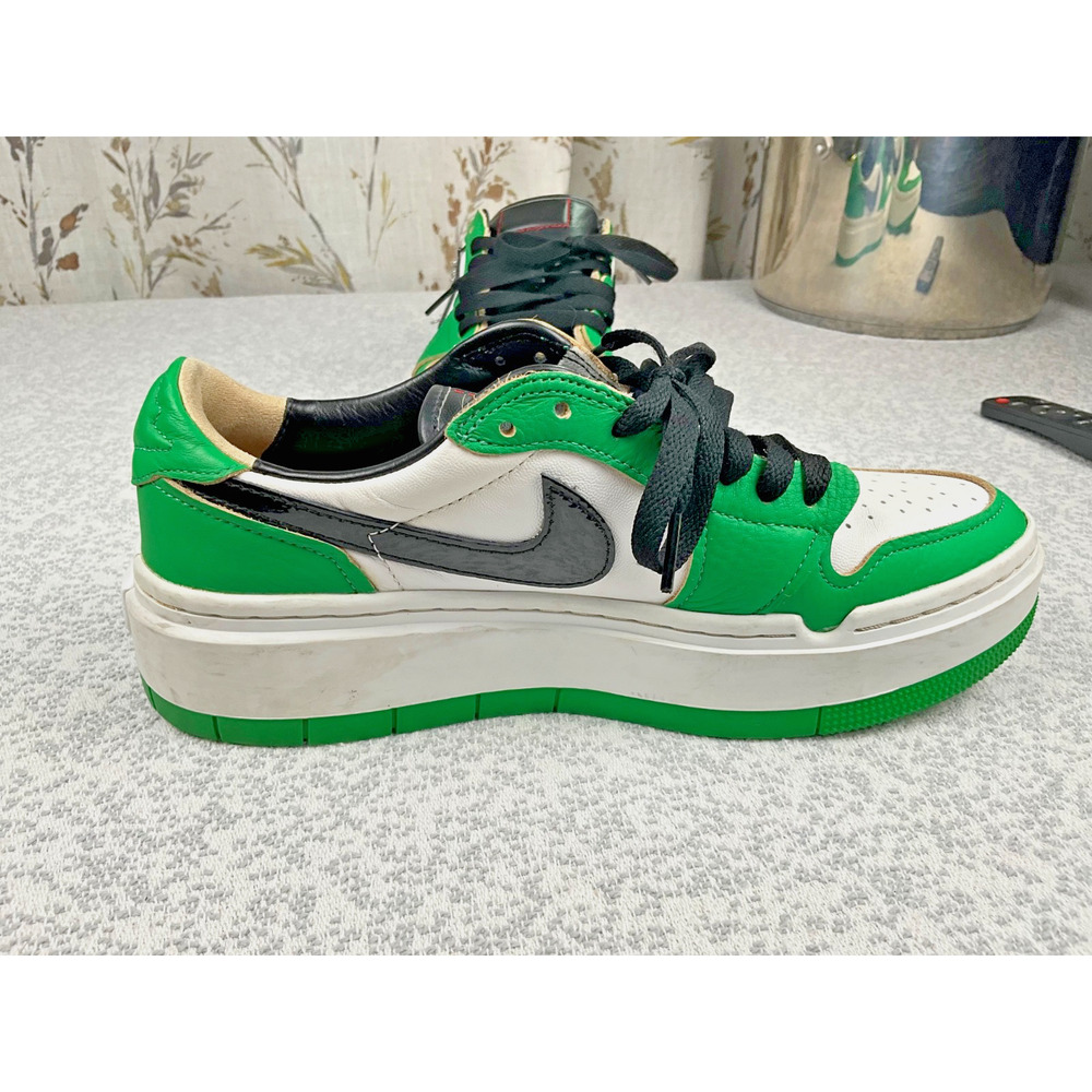 Jordan 1 Elevate Low SE Lucky Green Women's 9 Platform DQ8394-301 Lucky Lows - Picture 2 of 16